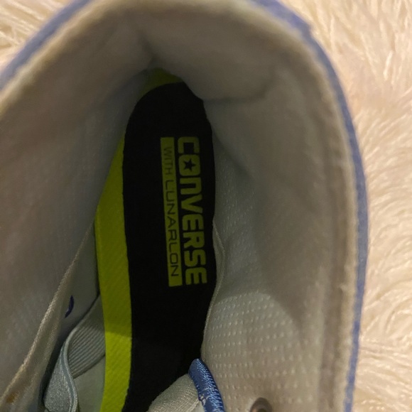 Converse Light Blue High-Tops - Picture 6 of 8